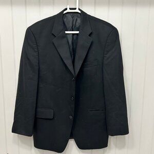 Mens Calvin Klein 40R black tuxedo jacket
